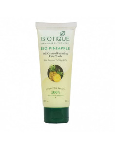 Гель для умывания для жирной и нормальной кожи (Bio Pineapple Oil Control Foaming Face Wash), 100 г, Биотик (Biotique)