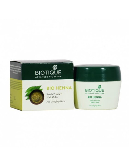 Хна для маскировки седых волос (Bio Henna For Greying Hair), 90 г, Биотик (Biotique)