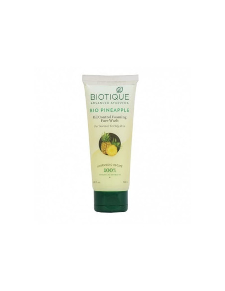 Гель для умывания для жирной и нормальной кожи (Bio Pineapple Oil Control Foaming Face Wash), 200 г, Биотик (Biotique)