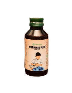 Натуральный Антигельминтик Сироп Вормицид Плюс (Wormicid Plus Syrup), 100 Мл, Пракрути Ремедис (Prakruti Remedies)