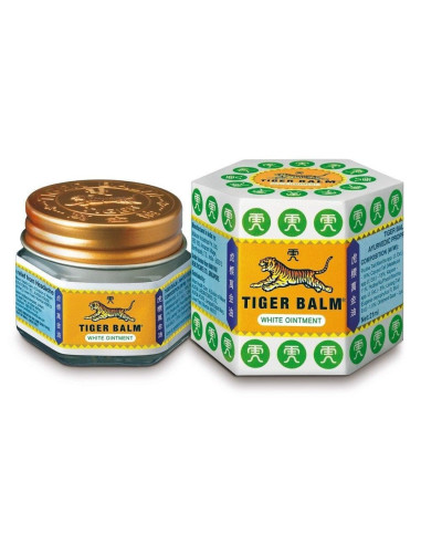 Купить Мазь Тигровый бальзам белый (Tiger Balm White Ointment), 9 мл, Хавпар (Hawpar)