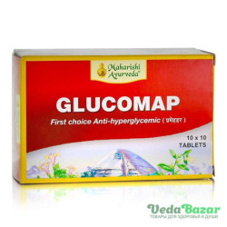 Глюкомап (Glucomap) от диабета, 100 таб, Махариши Аюрведа (Maharishi Ayurveda)
