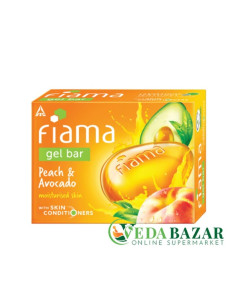 Купить Мыло гелевое Персик и авокадо (Peach & Avocado Gel Soap), 125 мг, Фиама (Fiama)