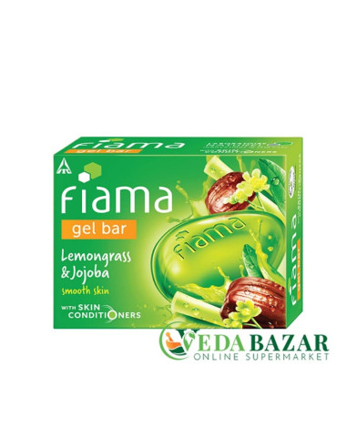 Мыло гелевое Лемонграсс и жожоба (Lemongrass & Jojoba Gel Soap), 125 мг, Фиама (Fiama)