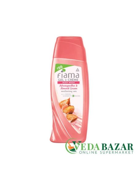 Гель для душа Ашваганда и миндальный крем (Ashwagandha and Almond cream shower gel), 200 мл, Фиама (Fiama)