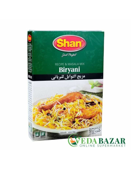 Биряни рецепт и масала микс (Biryani recipe&masala mix), 50 гр, Shan, Pakistan