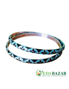Серебрянные браслеты с эмалированным узором(Silver bracelets with enamel pattern), 200 гр, Ведабазар