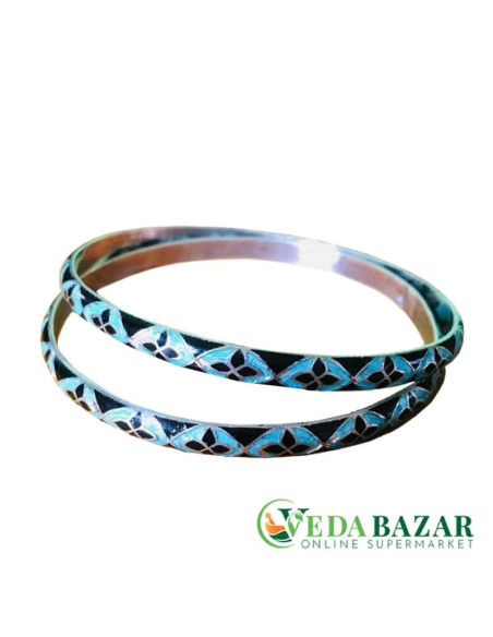 Серебрянные браслеты с эмалированным узором(Silver bracelets with enamel pattern), 200 гр, Ведабазар