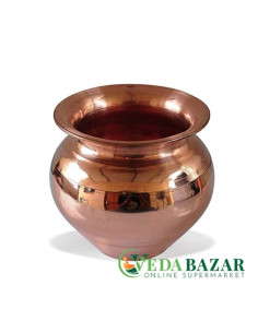 Медная Тамба Лота ручной работы (Handmade Copper Tamba Lota), 450 гр, Ведабазар (Vedabazar)