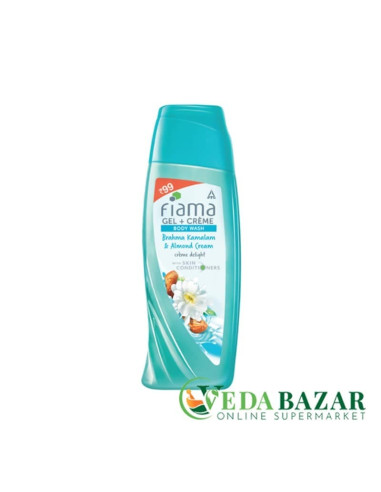 Гель для душа Брахма Камалам и Миндальный крем (Brahma Kamalam & Almond Cream, Shower Gel), 200 мл, Фиама (Fiama)