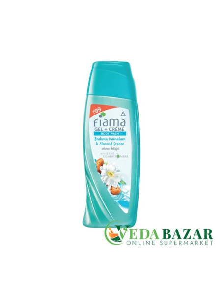 Гель для душа Брахма Камалам и Миндальный крем (Brahma Kamalam & Almond Cream, Shower Gel), 200 мл, Фиама (Fiama)