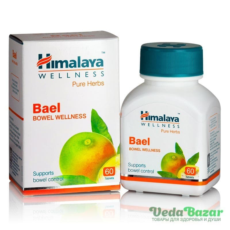 Баель (Bael) пищеварительная система, 60 таб, Хималая (Himalaya)