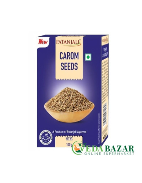 Cемена карамболя (Сarom seeds),100 гр, Патанджали (Patanjali)
