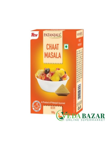 Чаат масала (Chaat masala),100 гр, Патанджали (Patanjali)