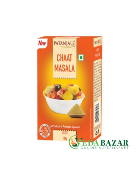 Чаат масала (Chaat masala),100 гр, Патанджали (Patanjali)