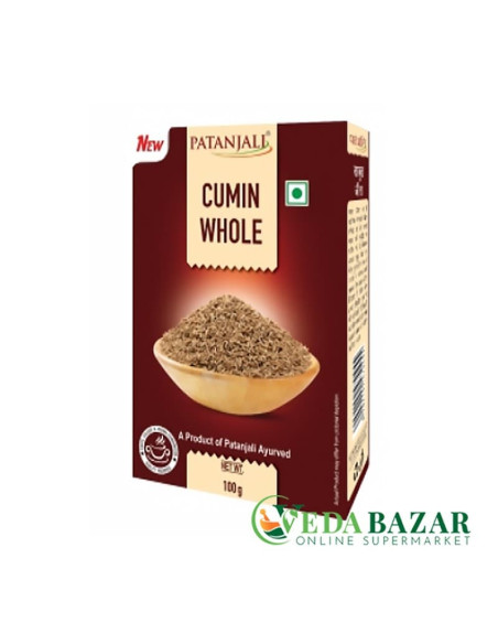Кумин цельный (Cumin whole),100 гр, Патанджали (Patanjali)
