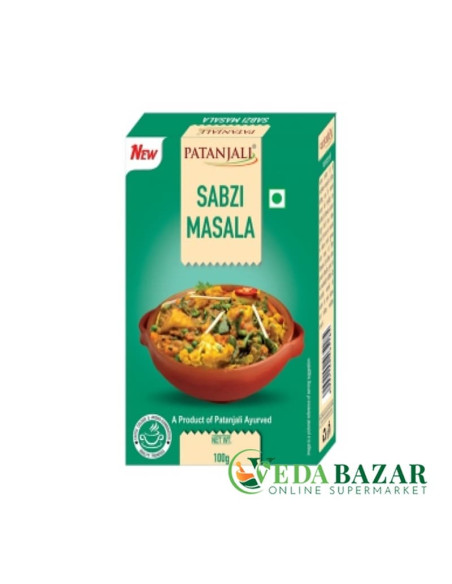Сабзи масала (Sabzi masala),100 гр, Патанджали (Patanjali)