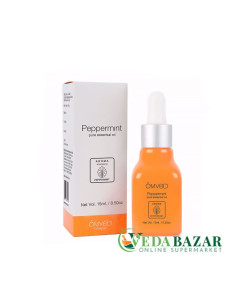 Чистое эфирное масло Мята перечная (Peppermint Pure Essential Oil), 15 мл, Омвед терапис (Omved therapies)