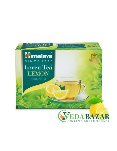 Купить Зеленый чай Лимон (Green Tea Lemon), 20x2 гр., Хималая (Himalaya)