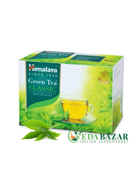Зеленый чай Классик (Green Tea Classic), 20x2 гр., Хималая (Himalaya)