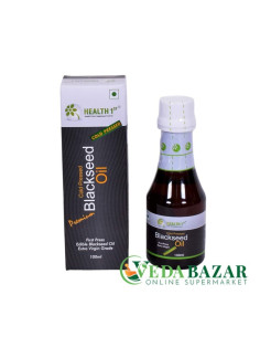 Масло Холодного Отжима Черного Тмина (Cold Pressed Black Seed Oil), 100 Мл, Хелтх 1 (Health 1st)