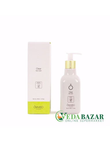 Средство для глубокого очищения кожи (Clear Face Wash for Deep Cleansing), 200 мл, Омвед (OmVed)