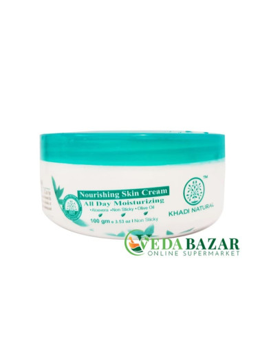 Натуральный питательный крем (Natural Nourishing Skin Cream) 100 гр, Кхади (Khadi)