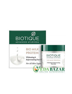 Осветляющая и омолаживающая маска Био Милк Протеин (Bio Milk Protein Face Pack) 175 гр, Биотик (Biotique)