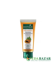Био папайя, очищающий скраб (Bio Papaya Tan Removal Scrub), 50 гр, Биотик (Biotique)
