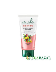 Купить Био вайт, осветляющий гель для умывания, (Bio White Brightening Face Wash), 50 мл, Биотик (Biotique)