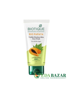 Био папайя, отшелушивающее средство для умывания (Bio Papaya Exfoliating Face Wash), 50 мл, Биотик (Biotique)