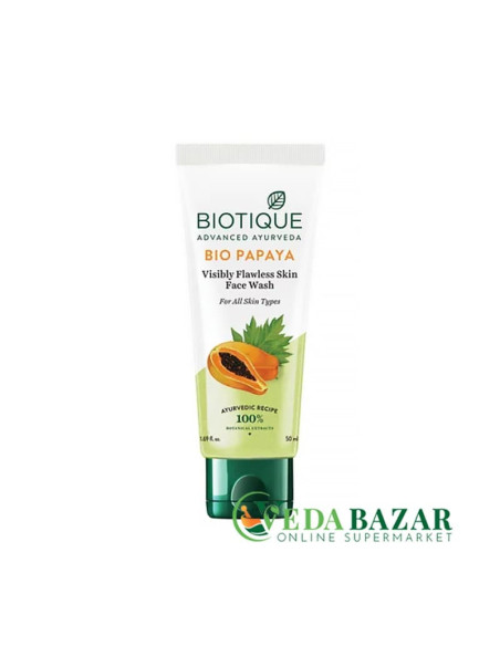 Био папайя, отшелушивающее средство для умывания (Bio Papaya Exfoliating Face Wash), 150 мл, Биотик (Biotique)