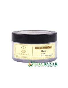 Массажный крем Голд (Face Gold Massage Cream), 50 гр, Кхади Нейчерал (Khadi Natural)