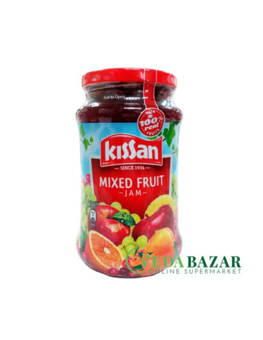 Джем - Фруктовый микс (Kissan Jam - Mixed Fruit), банка 500 гр, Киссан (Kissan)