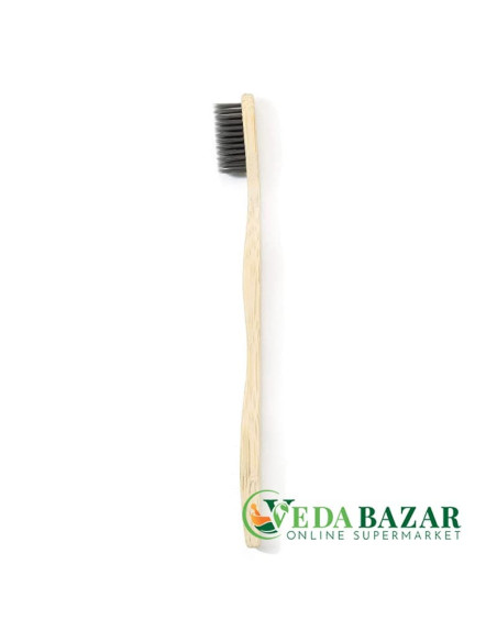 Экологичная бамбуковая зубная щетка для взрослых (Eco friendly Adult Bamboo Toothbrush), 1 штука, С В Эколайф (S V Ecolife)