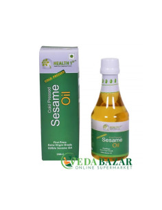 Кунжутное Масло холодного Отжима (Sesame Oil), 200 мл, Хелтх 1 (Health 1st)