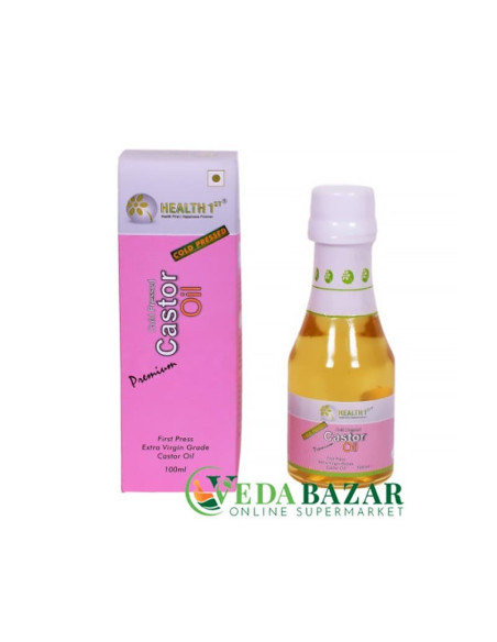 Касторовое Масло (Castor oil), для Увлажнения Кожи, 100 Мл, Хелтх 1 (Health 1st)