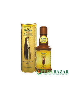 Травяное масло Золото, для укрепления волос (Gold Herbal Hair Oil), 100 мл, Нузен (Nuzen)