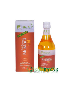 Масло Горчичное Холодного Отжима (Cold Pressed Mustard Oil), 500 Мл, Хелтх 1 (Health 1st)