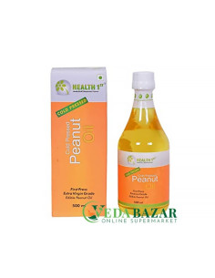 Масло Арахисовое Холодного Отжима (Cold Pressed Peanut Oil), 500 Мл, Хелтх 1 (Health 1st)