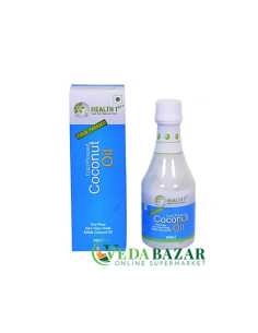 Масло Кокосовое Холодного Отжима (Cold Pressed Сoconut Oil), 200 Мл, Хелтх 1 (Health 1st)