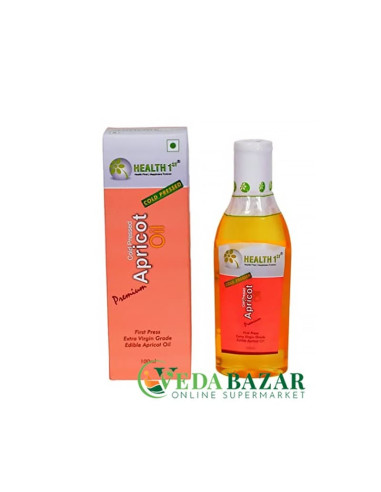 Масло Абрикосовое Холодного Отжима (Cold Pressed Apricot Oil), 100 Мл, Хелтх 1 (Health 1st)
