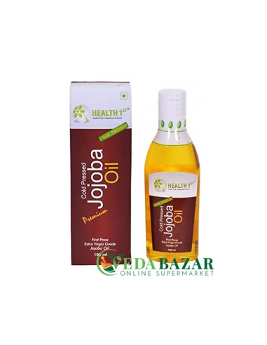 Масло Жожоба Холодного Отжима (Cold Pressed Jojoba Oil), 100 Мл, Хелтх 1 (Health 1st)