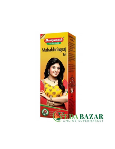 Купить Масло для волос Махабрингарадж (Mahabhringraj Oil), 100 мл, Байдианат (Baidyanath)