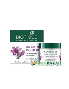 Увлажняющий Дневной Крем Био Шафран Юс Дью (Bio Saffron Youth Dew), 50 Мл, Биотик (Biotique)