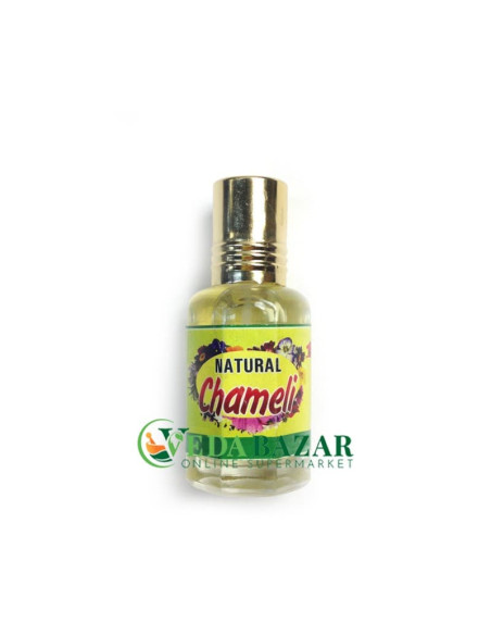 Эфирное Масло Нейчурал Чамели (Natural Chameli), 12 Мл, Пандей Сонс, Раман Рети, Вриндаван (Pandey&Sons, Raman Reti, Vrindavan)