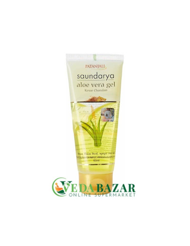 Гель для Глубокого Увлажнения Алоэ Вера Саундарья (Saundarya Aloe Vera Gel), 60Мл, Патанджали (Patanjali)