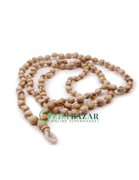 Четки для Поклонения из Туласи 108 Бусин (Tulasi Beads), 170 См, Индия (India)