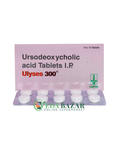 Препарат от Желчекаменной Болезни Улисес (Ulyses), 300 Таб, Лупин ЛТД (Lupin LTD)