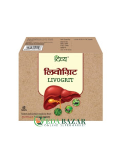 Средство от Желтухи Ливогрит (Livogrit), 60 Таб, Патанджали (Patanjali)
